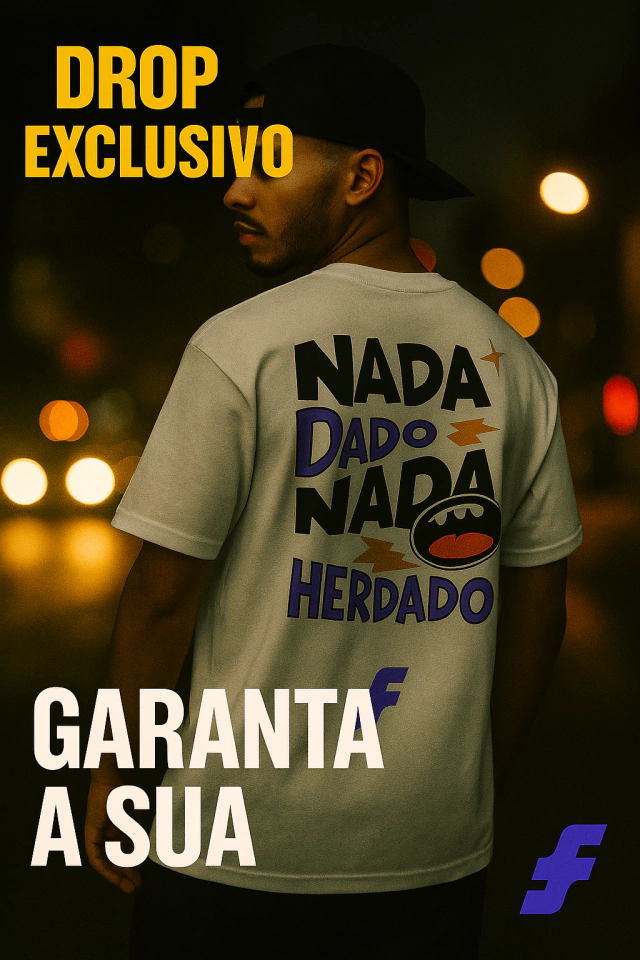 Oversized Nada Dado Nada Herdado